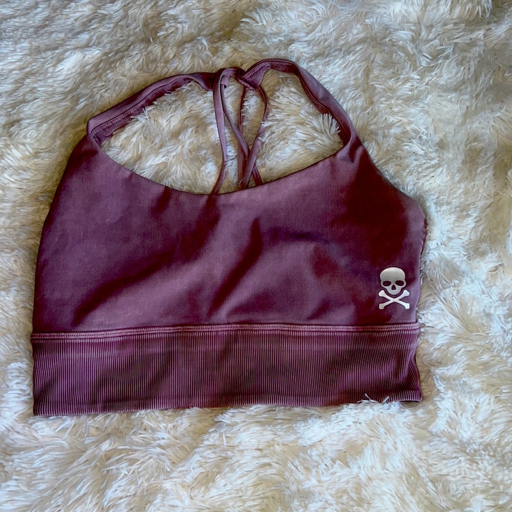 SoulCycle x LuluLemon Mauve Sportsbra - Size M